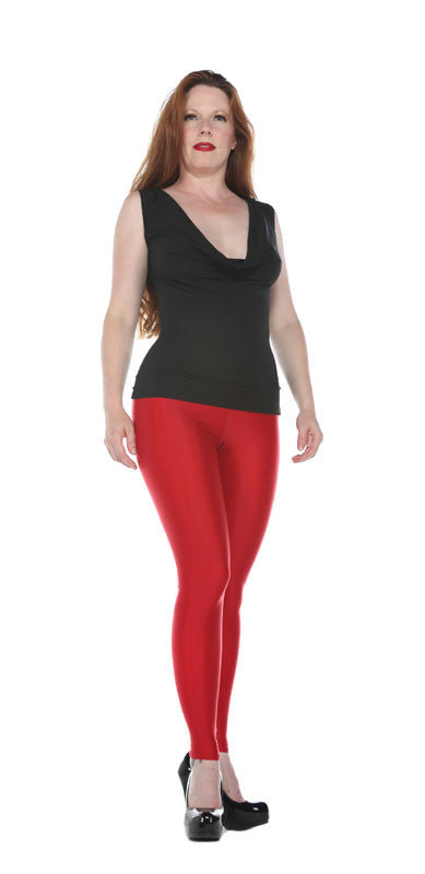 Red Spandex Leggings