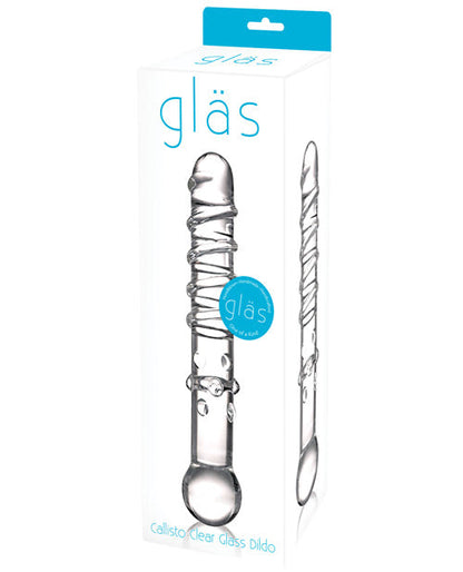 Glas Callisto 7 inch Glass Dildo Clear