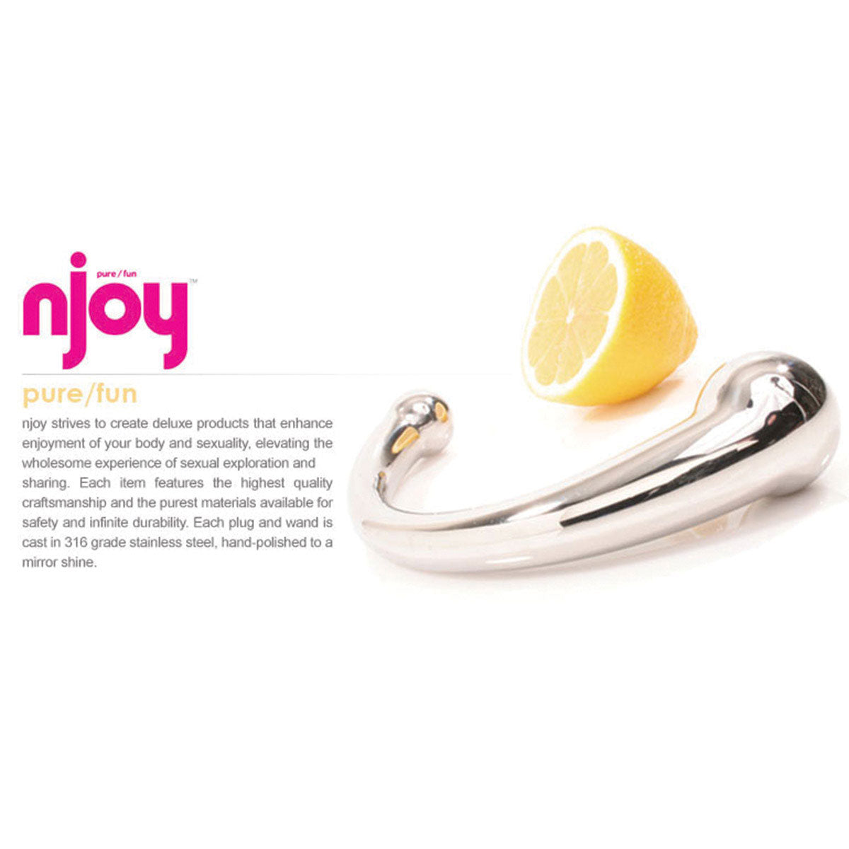 njoy Pure Stainless Steel Wand (Non-Vibrating)