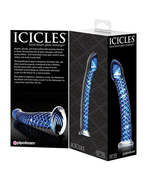 Icicles No. 29 Hand Blown Glass with Ridges