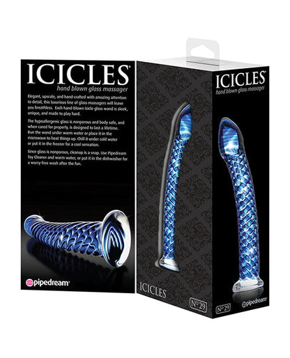 Icicles No. 29 Hand Blown Glass with Ridges