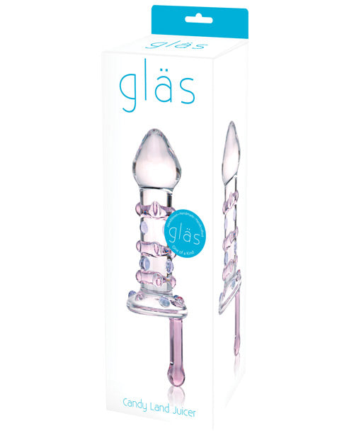 Glas Candy Land Juicer 6.5 inch Glass Dildo