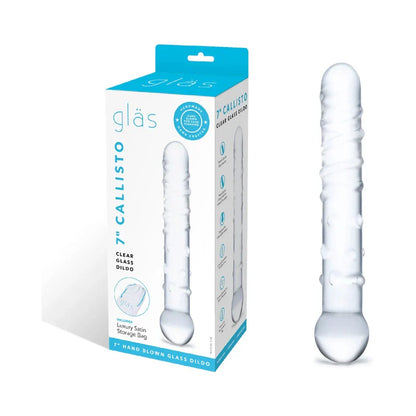 Glas Callisto 7 inch Glass Dildo Clear
