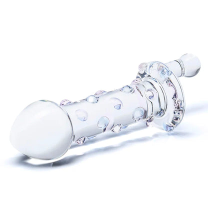 Glas Candy Land Juicer 6.5 inch Glass Dildo