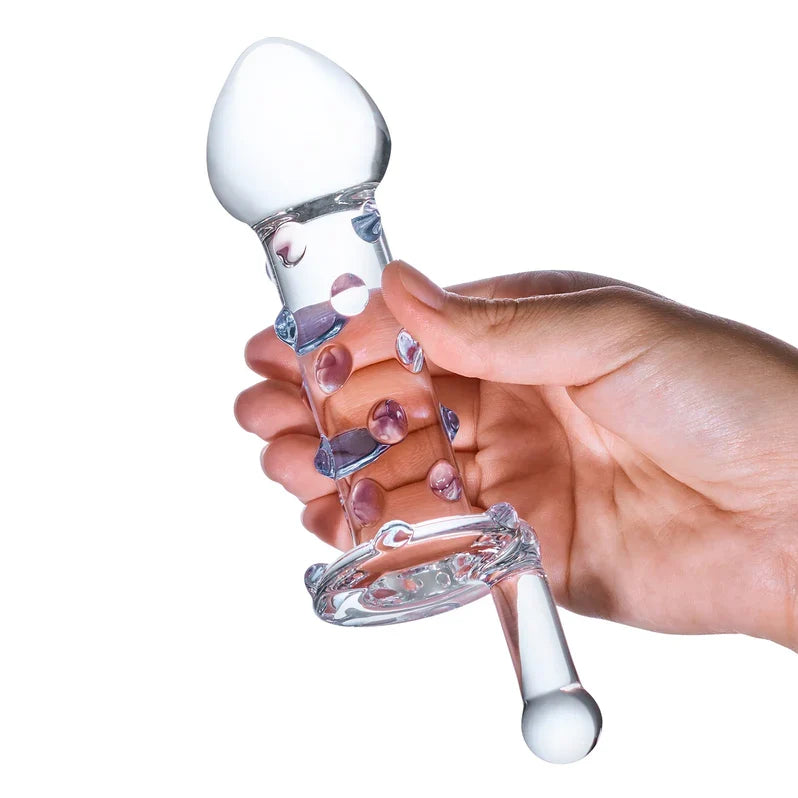 Glas Candy Land Juicer 6.5 inch Glass Dildo