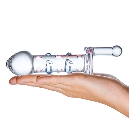 Glas Candy Land Juicer 6.5 inch Glass Dildo