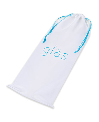 Glas 8" Sweetheart Glass Dildo Pink/Clear