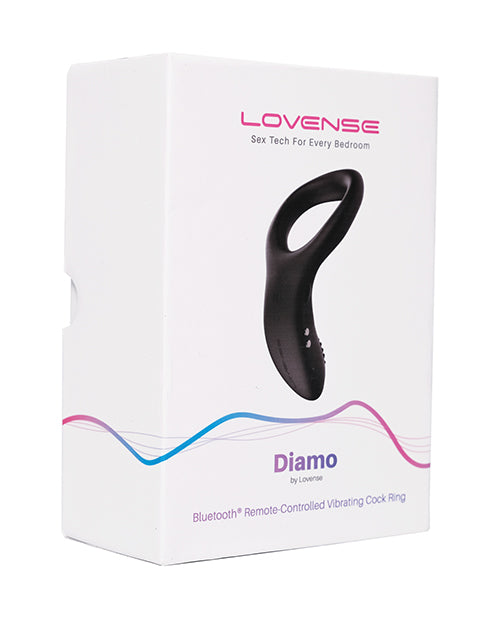 Lovense Diamo Vibrating Cock Ring - Black