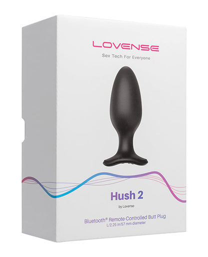 Lovense Hush 2 Vibrating Butt Plug - 2.2 in