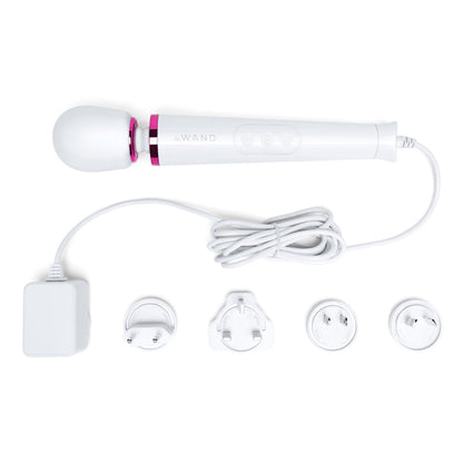 Le Wand Powerful Petite Plug-In Wand Vibrator - White