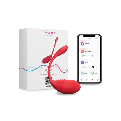 Lovense Vulse Thrusting Egg Vibrator - Red