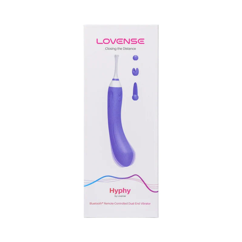 Lovense Hyphy Clitoral & G-Spot Vibrator - Purple