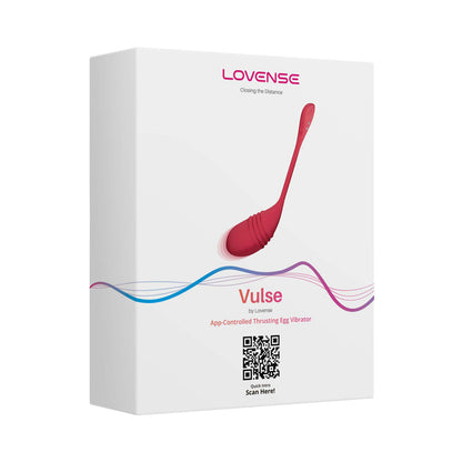 Lovense Vulse Thrusting Egg Vibrator - Red