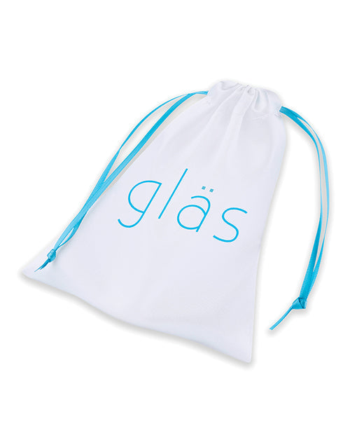 Glas 4" Glass Butt Plug - Clear