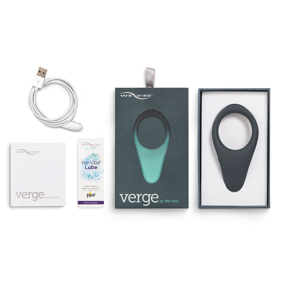 We-Vibe Verge Vibrating Penis Ring - Slate