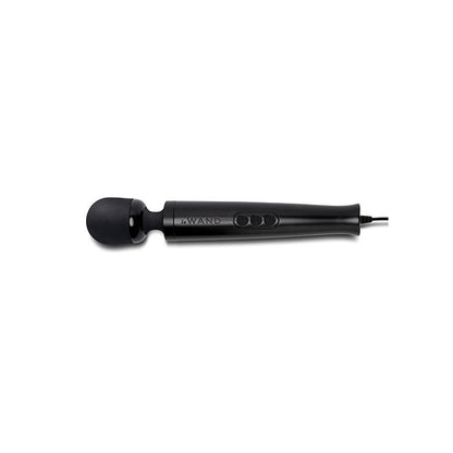 Le Wand Die Cast Plug-In Vibrating Massager Black