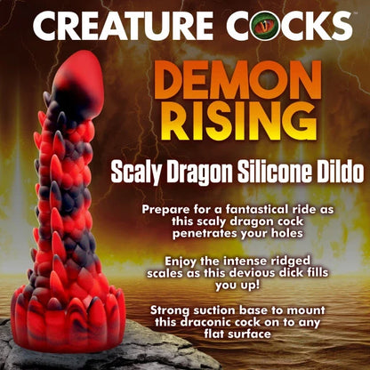 Creature Cocks Demon Rising Scaly Dragon Dildo