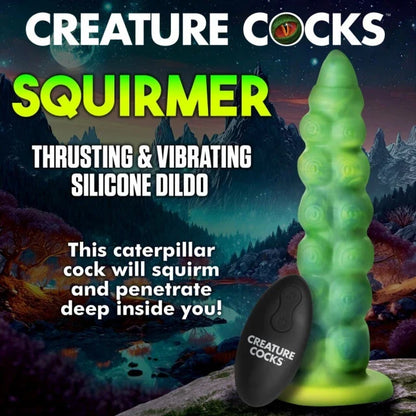 Creature Cocks Squirmer Thrusting & Vibrating Dildo
