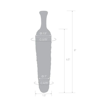 Glas Cornstar 8 in Glass Dildo