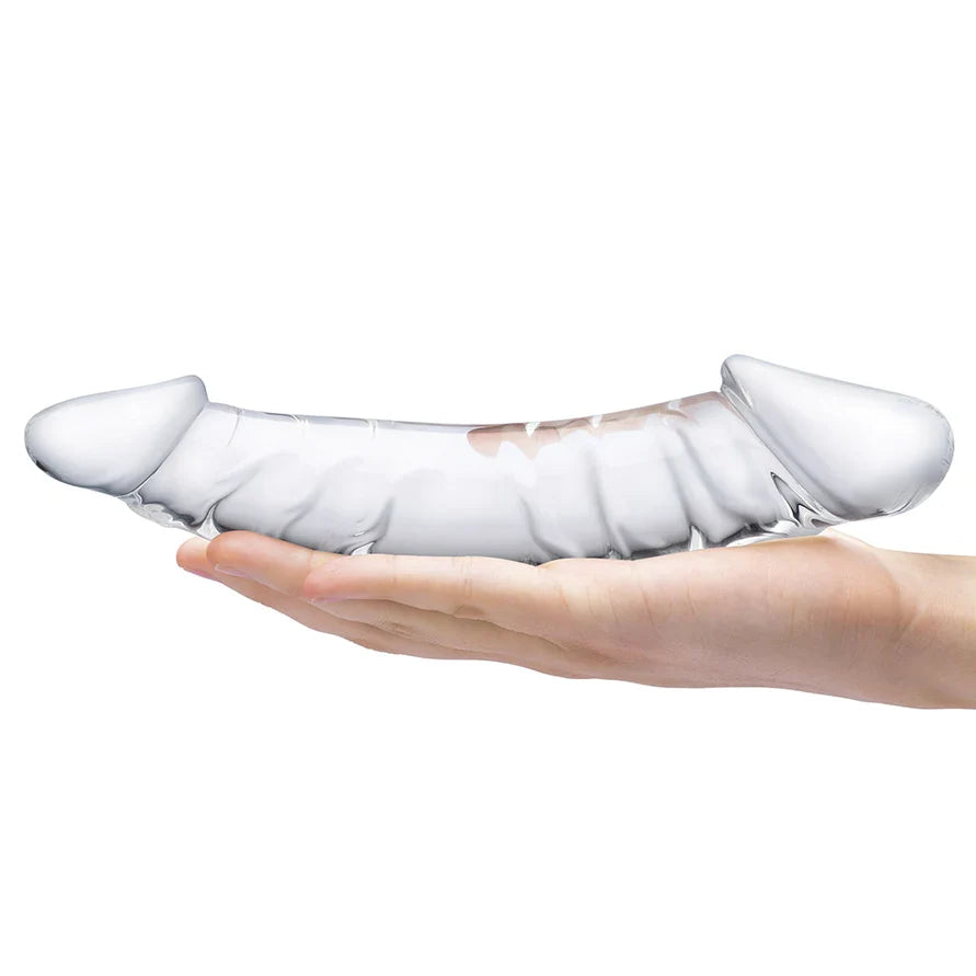 Glas 10.5" Girthy Glass Double Dong