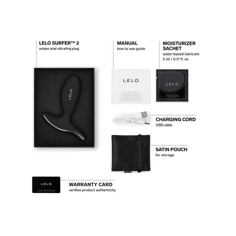 LELO Surfer 2 Vibrating Anal Plug