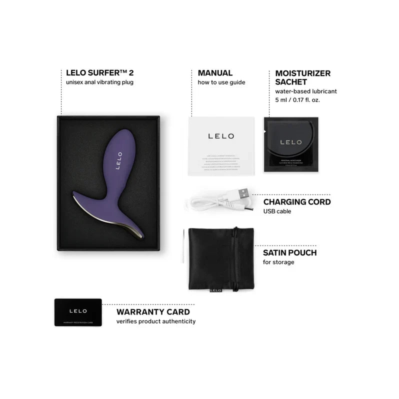 LELO Surfer 2 Vibrating Anal Plug