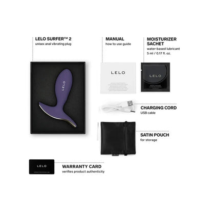 LELO Surfer 2 Vibrating Anal Plug