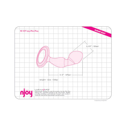 njoy Pfun Stainless Steel Prostate Plug