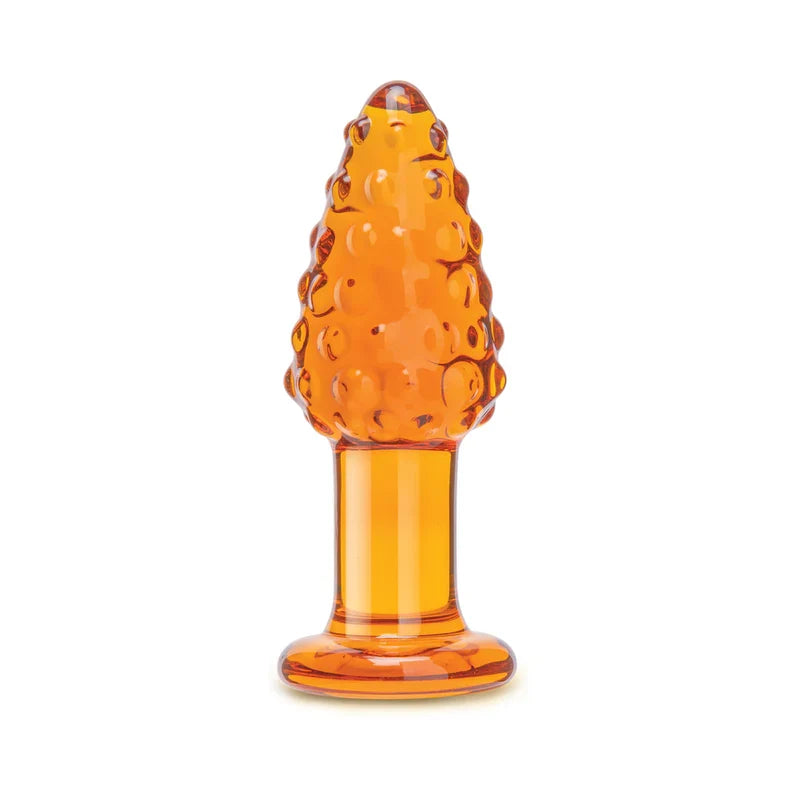 Glas Cornstar 4 in Glass Butt Plug