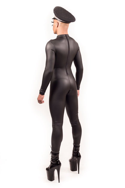 Leather Look Men's PVC Catsuit