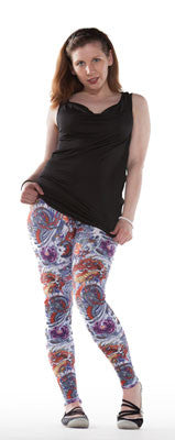 Dragon print spandex leggings by Tasty Tiger