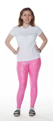 Pink Hankie Print Leggings